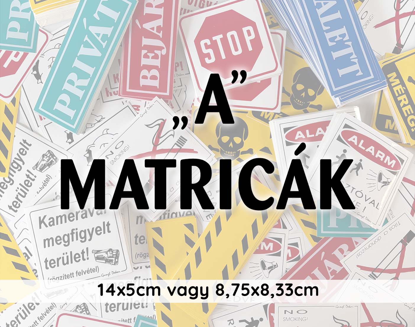 Matrica ''A'' (minden kis matrica)