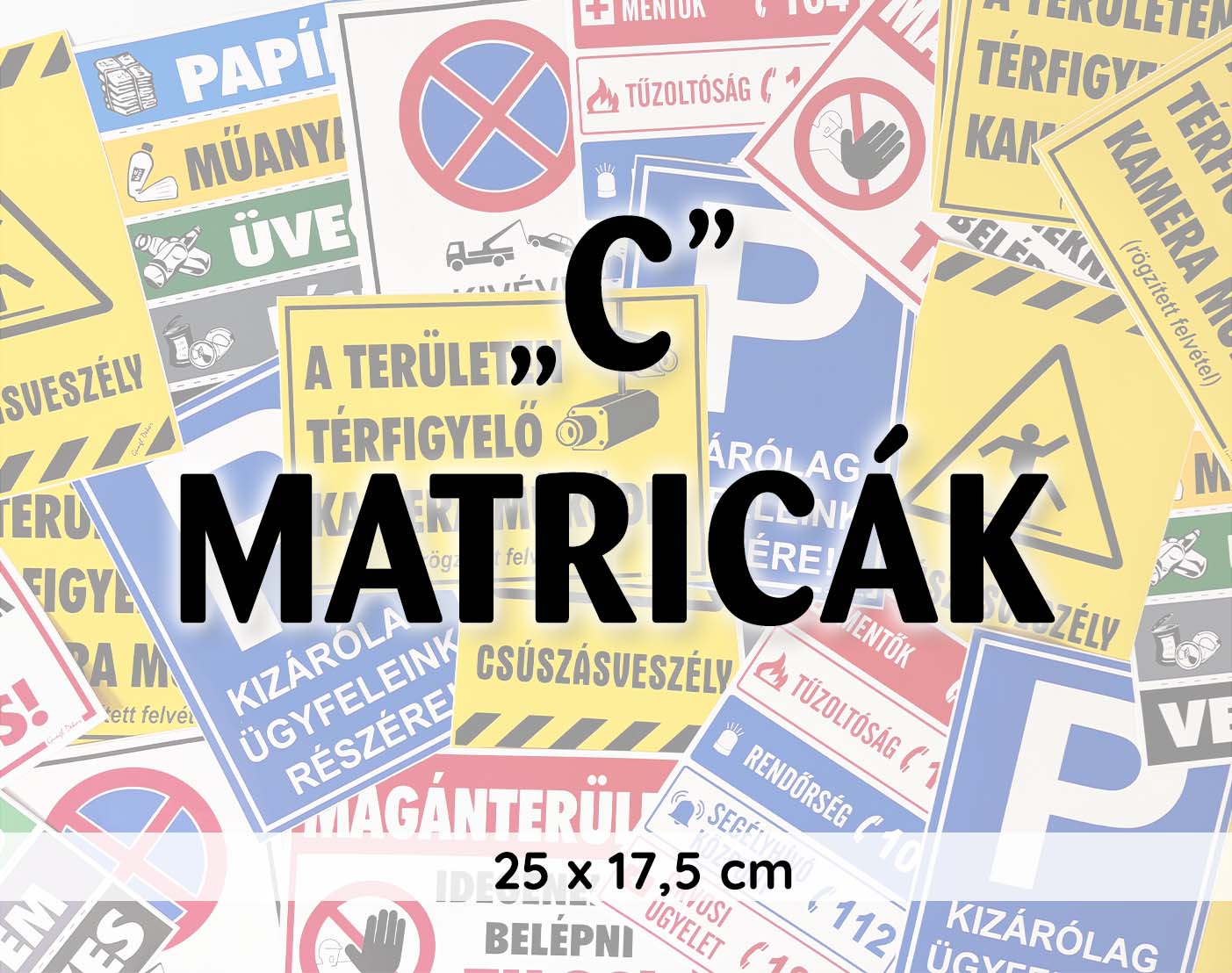 Matrica ''C'' 17,5 x 25 cm