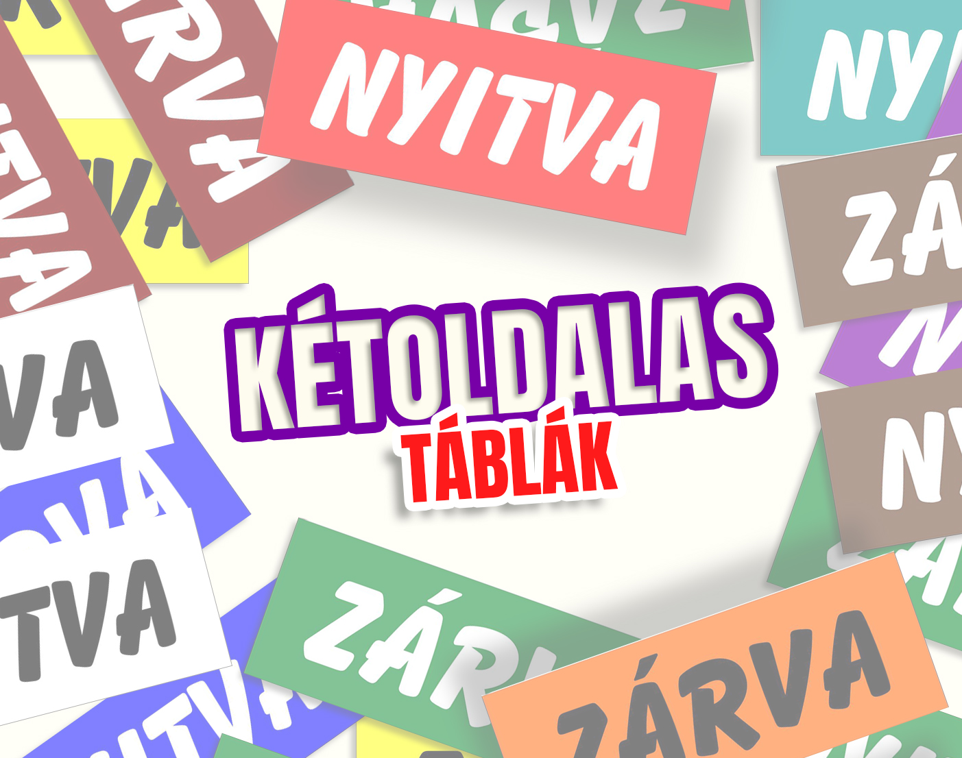 Nyitva-Zárva 2 oldalas