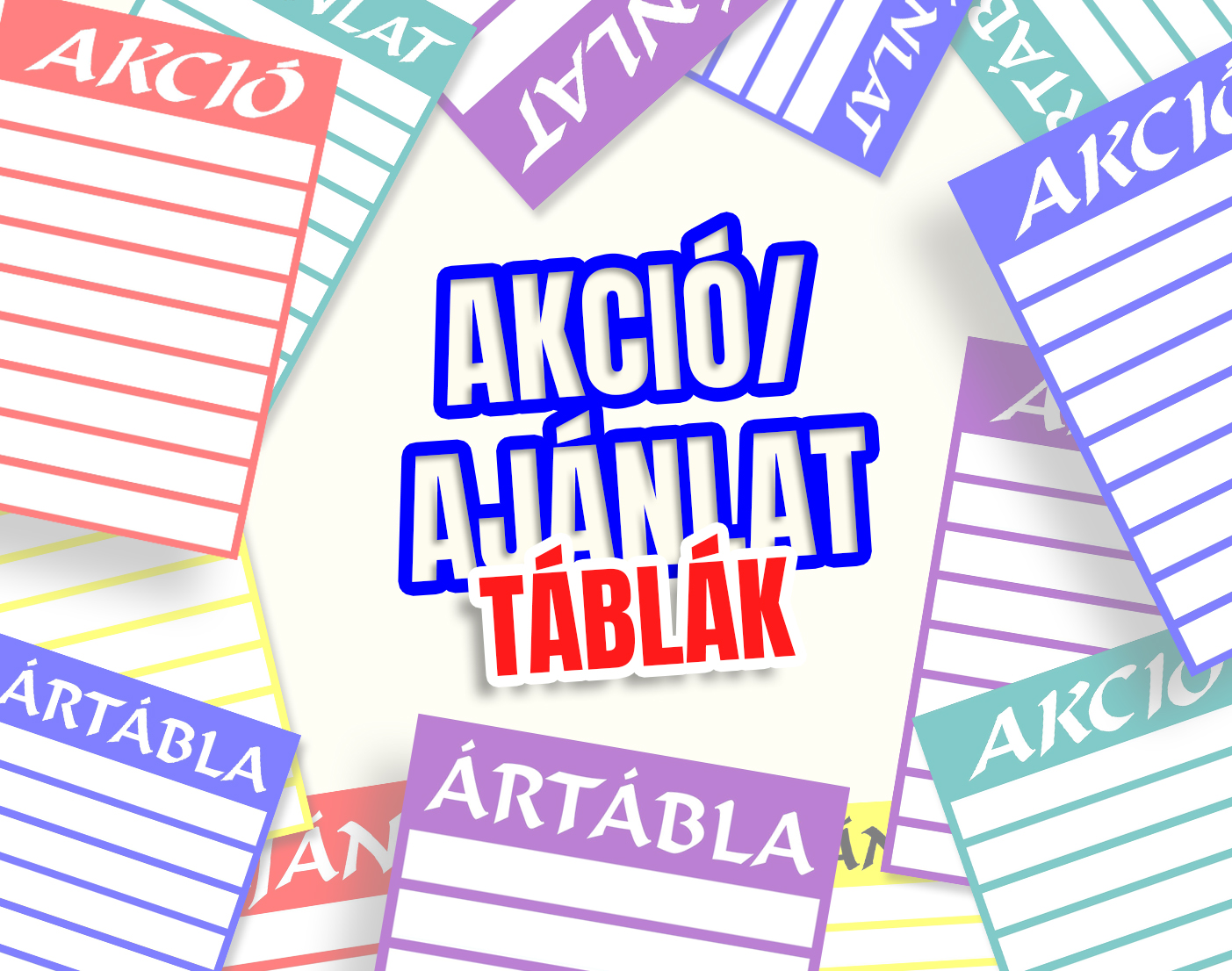 Akció-Ajánlat /nagy 9-es/ 1cs.Pap.
