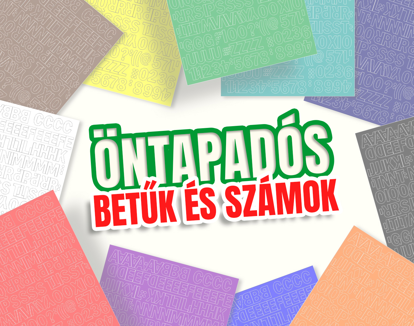 ÖNTAP. BETŰK / LAP 1-5cm