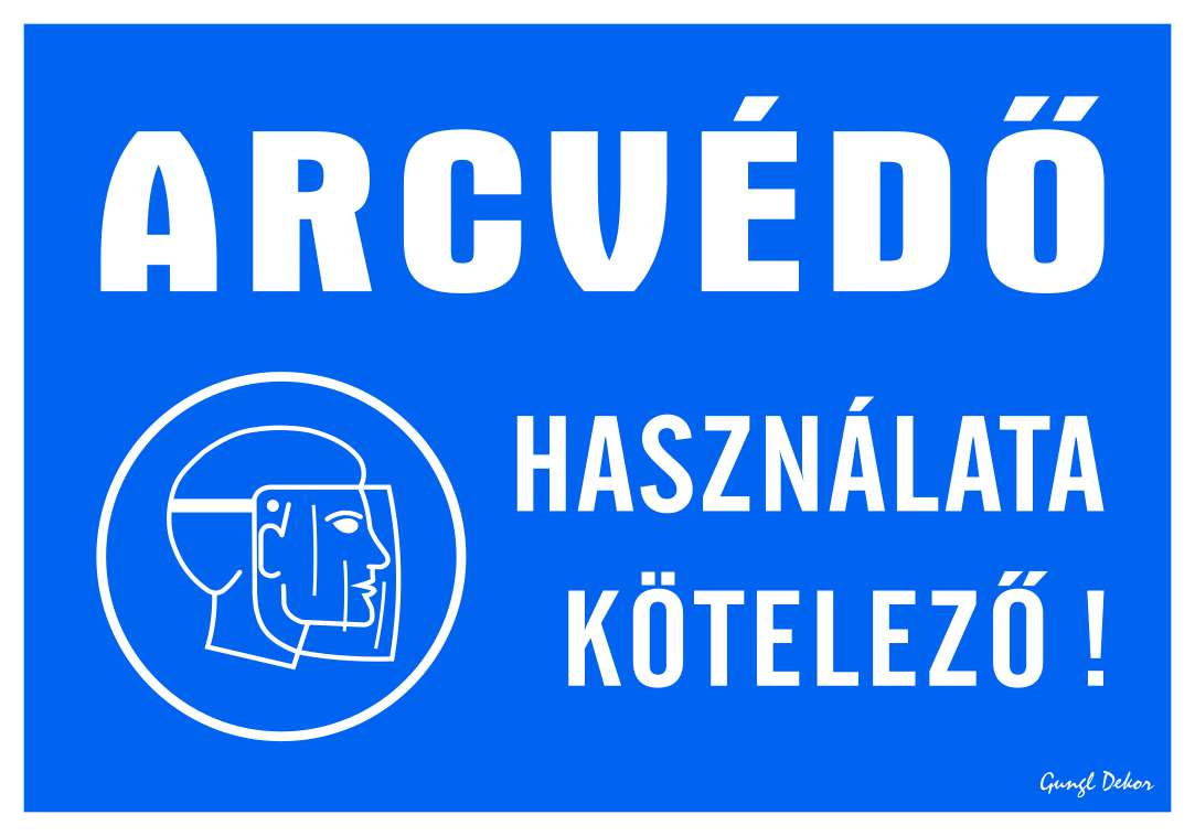 Arcvédő használata kötelező! MATRICA "C"