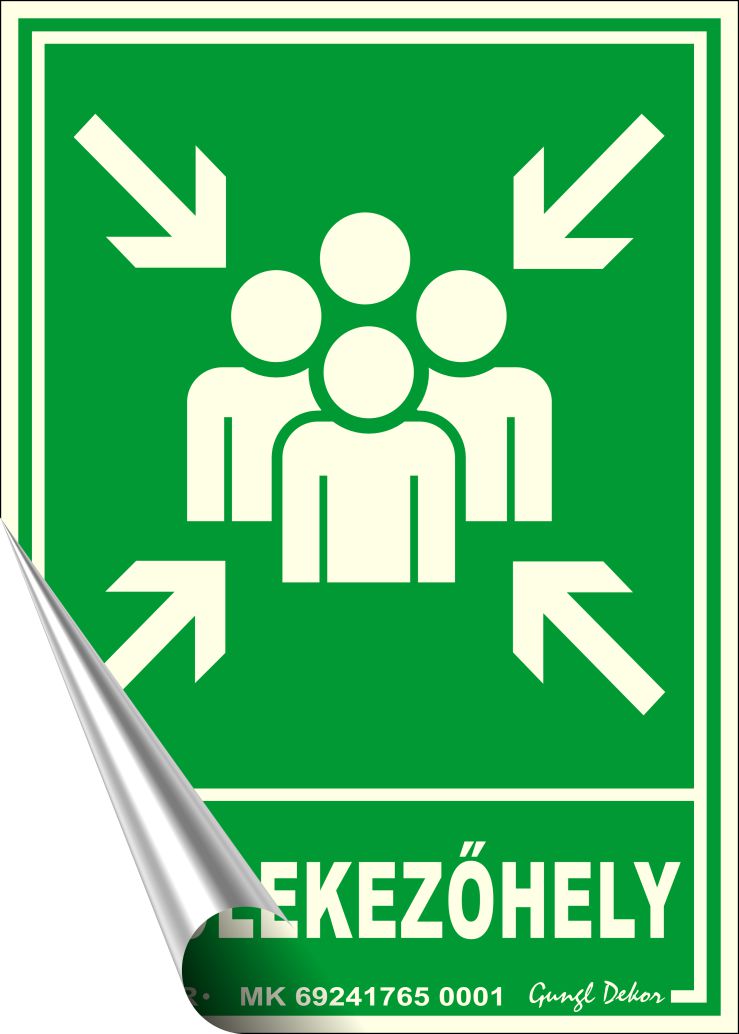 Gyülekezőhely ("F" jelű matrica)