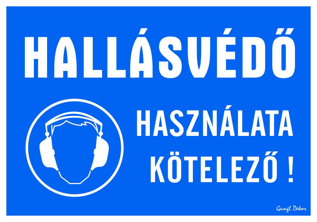 Hallásvédő használata kötelező! MATRICA "C"