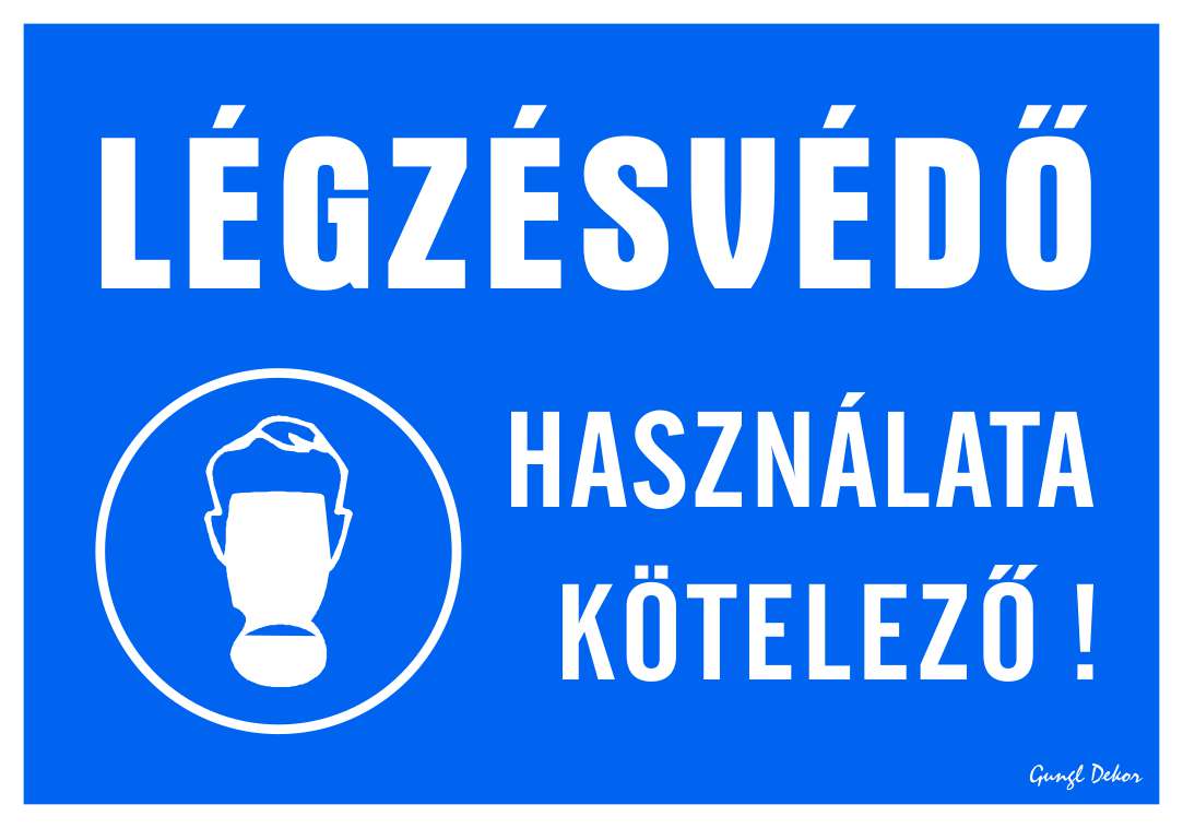 Légzésvédő használata kötelező! MATRICA "C"
