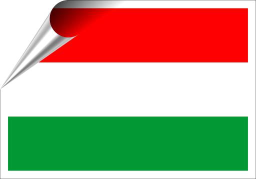 Magyar zászló MATRICA "A"