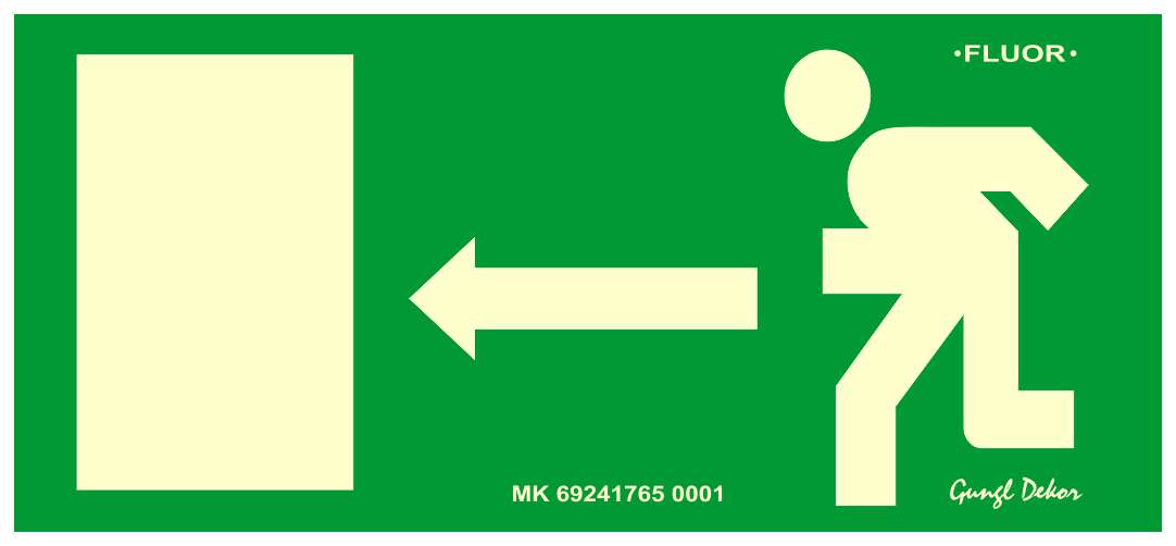 Menekülési irány balra MATRICA FLUOR