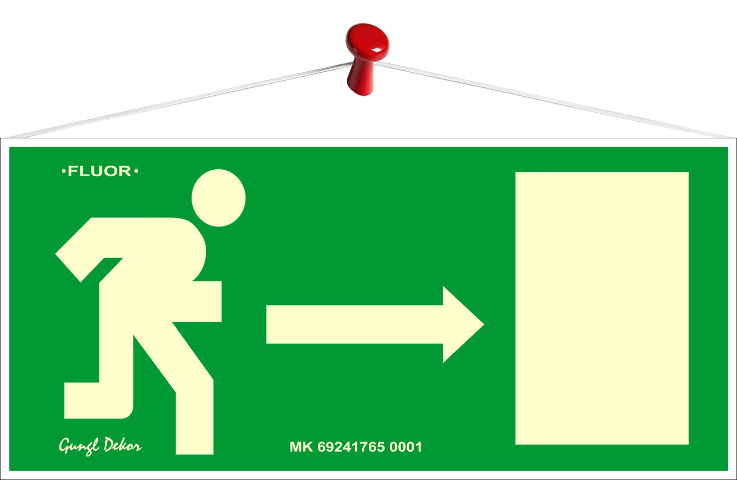 Menekülési irány jobbra (Fluoreszkáló Tábla)