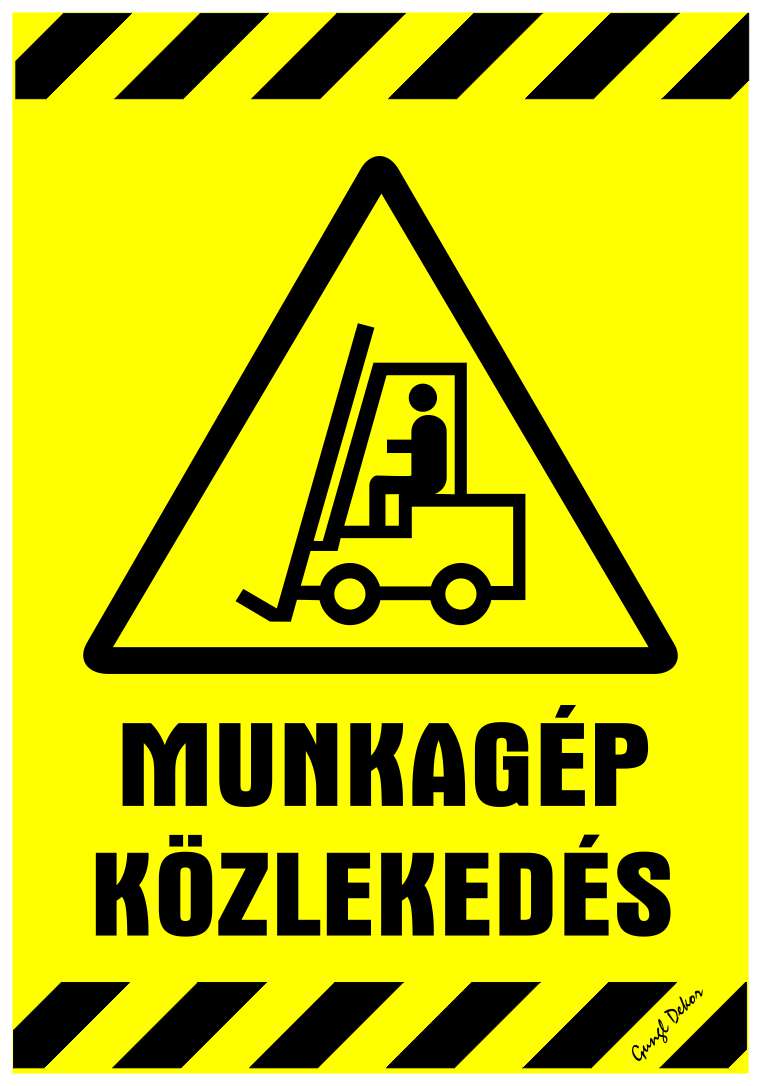 Munkagép közlekedés MATRICA "C"