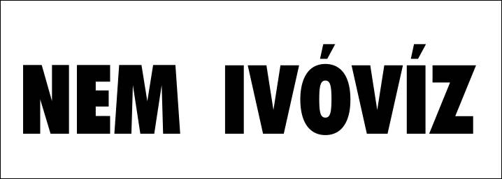 NEM IVÓVÍZ ("A" jelű matrica)