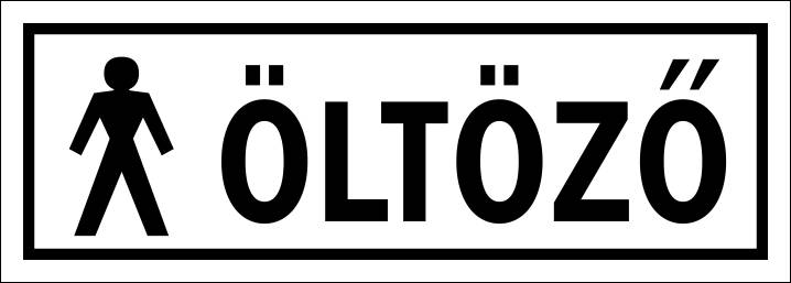 ÖLTÖZŐ ("A" jelű matrica)