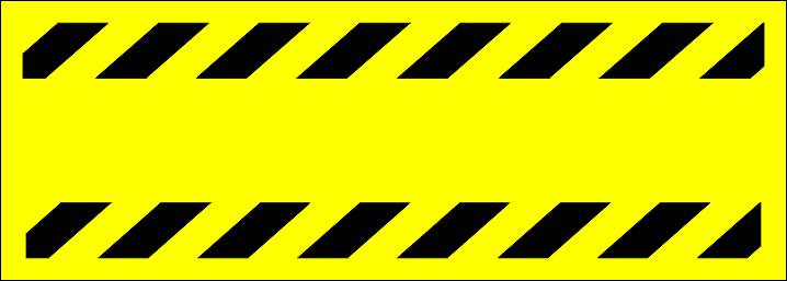 SÁRGA - FEKETE CSÍKOZÁS ("A" jelű matrica)