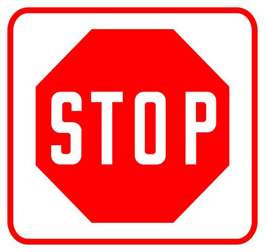 Stop piktogram MATRICA "A"