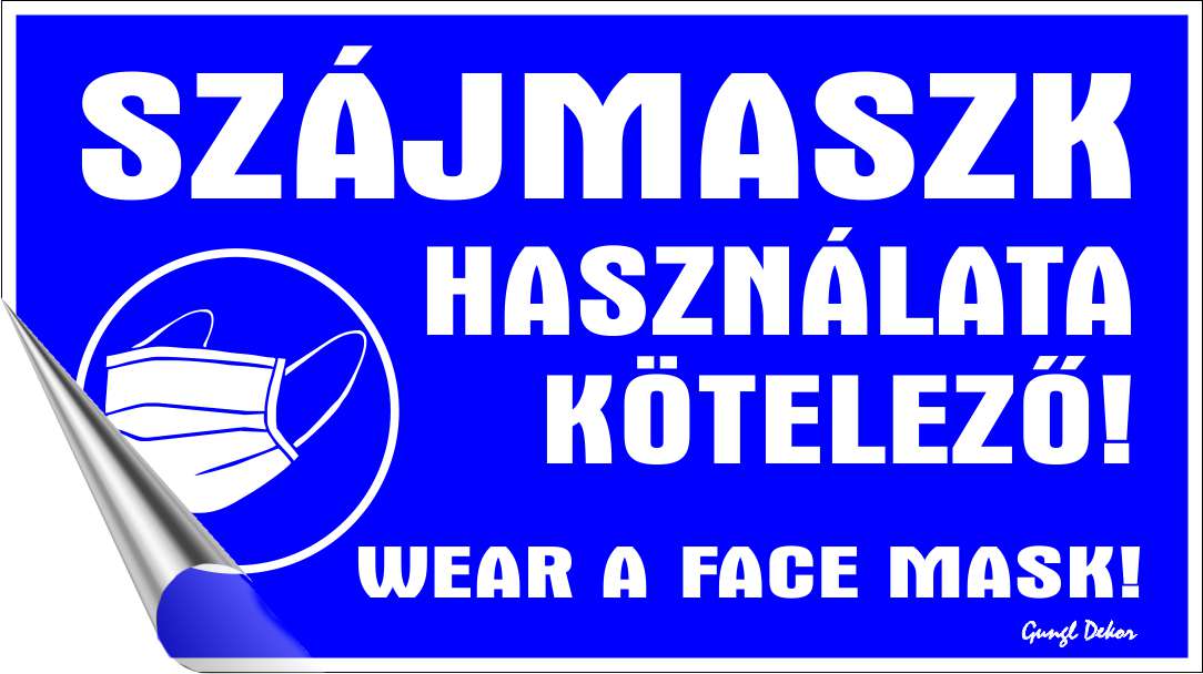 Szájmaszk használata kötelező! MATRICA "C"