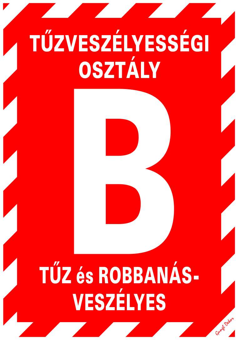 Tűzvédelmi besorolás B MATRICA "C"