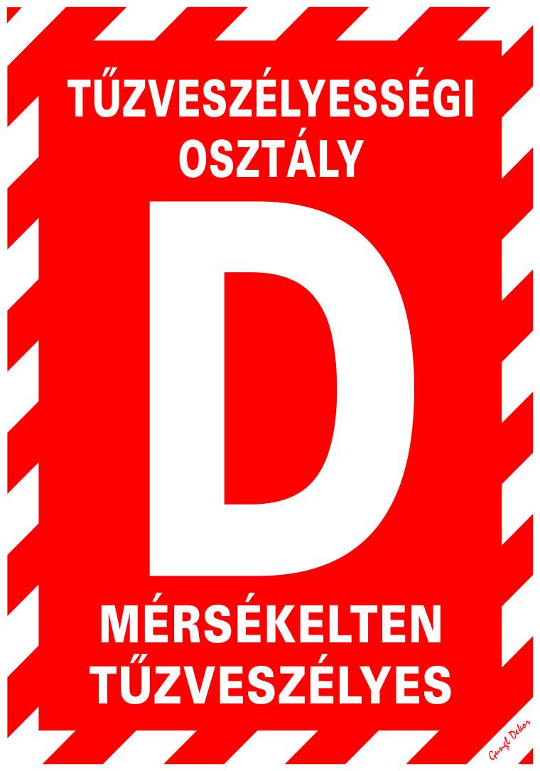 Tűzvédelmi besorolás D MATRICA "C"
