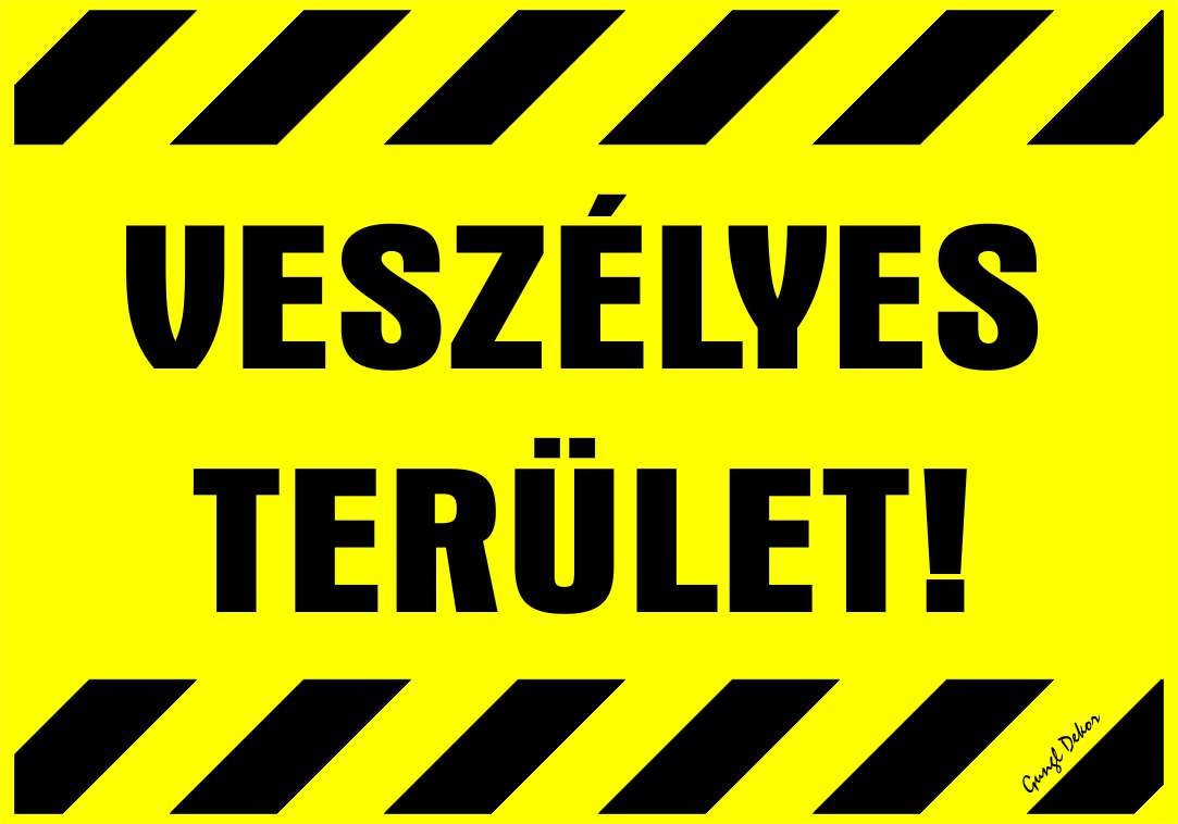 Veszélyes terület! MATRICA "C"