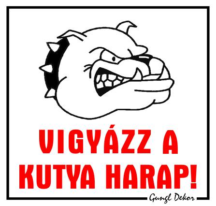 Vigyázz a kutya harap! MATRICA "A"