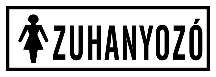 ZUHANYZÓ ("A" jelű matrica)